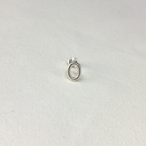 【Oval】純銀耳環（一對） 第3張的照片