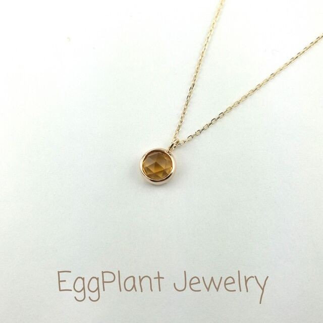 受注生産【K10】 シトリンネックレス 19,525円