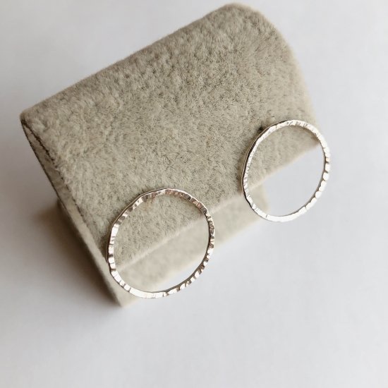 サークルスタッドピアス(A) silver925