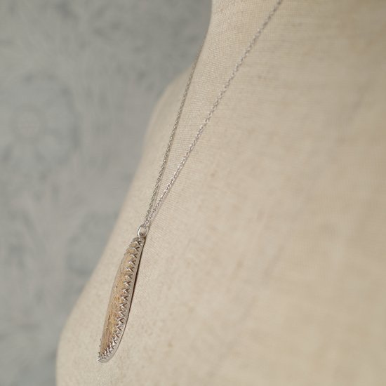 フォッシルコーラル ペンダント(swing) silver925