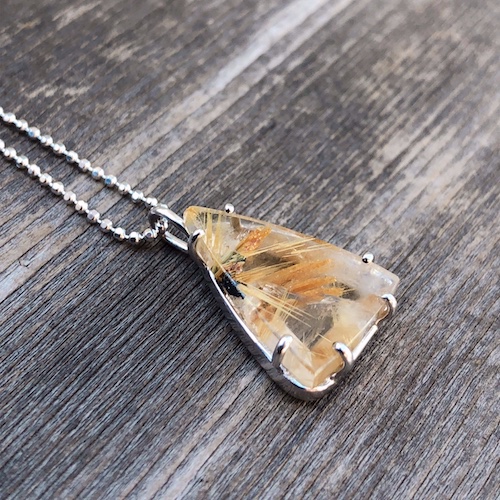 ゴールデンスタールチル ネックレス A silver925