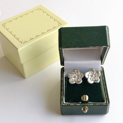 白梅のピアス Botanical Earrings silver925 7枚目の画像