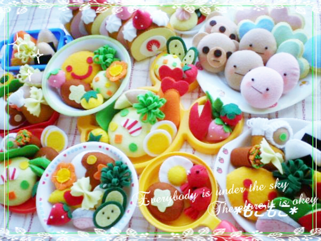 【受注製作】おままごと100個セット 7,800円