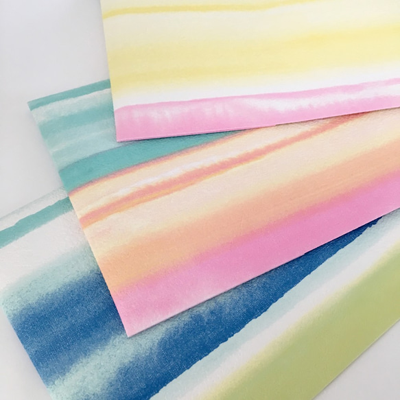 - SU I SA I - 水彩ブックカバー /文庫本/新書判/四六判/B6判/A5判/手帳 3枚目の画像