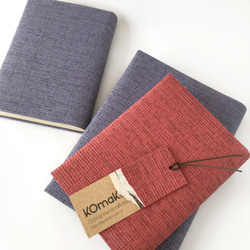 桔梗とざくろ　和菓子色のブックカバー Simpler　手帳/文庫本/新書判/四六判/B6判/A5判/オーダーサイズ 6枚目の画像