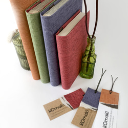 桔梗とざくろ　和菓子色のブックカバー Simpler　手帳/文庫本/新書判/四六判/B6判/A5判/オーダーサイズ 8枚目の画像