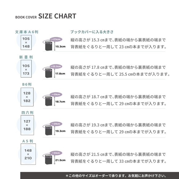 コンクリート手帳カバー　Wブックレース　手帳/文庫本/新書判/B6判/A5判/オーダーサイズ 9枚目の画像