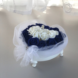 ミニチュア ドール用 クレイフラワー 薔薇のブーケ アートフラワー