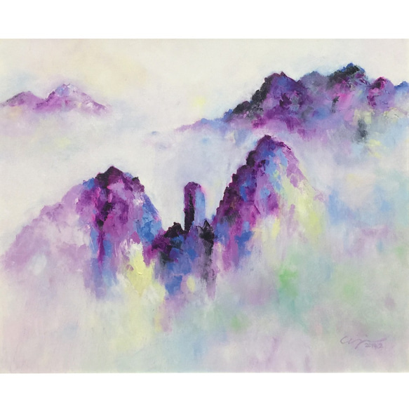 山の油絵 絵画 Little Depot Art 通販 8297187｜Creema(クリーマ)