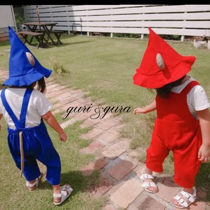 ぐりとぐら 衣装 ハンドメイド コスプレ 大人用 ぐり ぐら 保育園 幼稚園