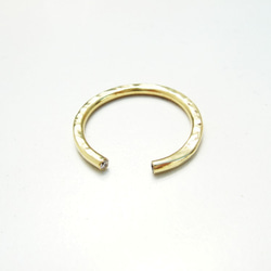 石が選べる　brass PIP 2stones ring　誕生石　割引価格 3枚目の画像