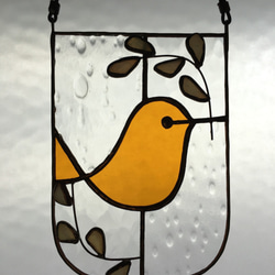 小鳥のオーナメント ステンドグラス 4枚目の画像