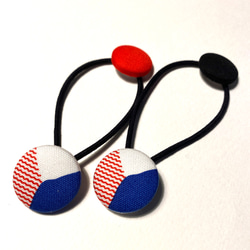 お名前入り ヘアゴム 野球ボール 名入れ 卒団 チーム 卒業 プレゼント