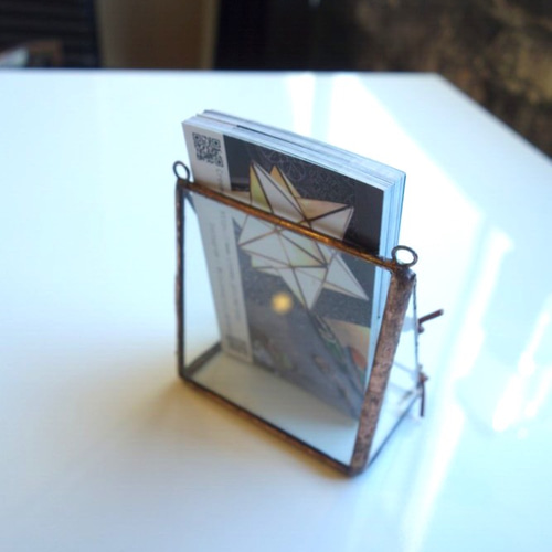 ヨーロッパ アンティーク ビンテージ カードディスプレイ 名刺挿し