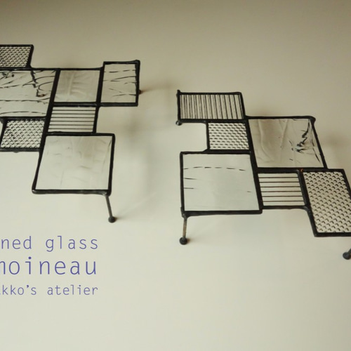 ✴︎スクエア・モザイク ガラス✴︎ ステンドグラス