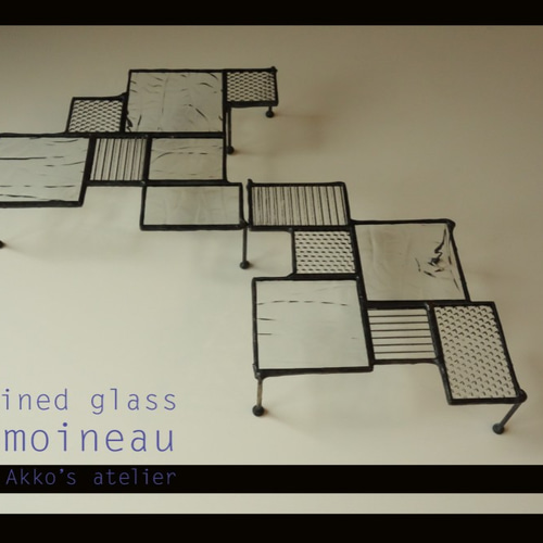 ✴︎スクエア・モザイク ガラス✴︎ ステンドグラス