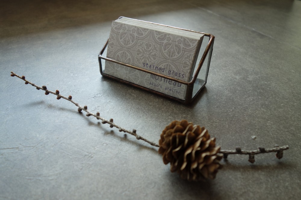 ヨーロッパ　アンティーク　ビンテージ　カードディスプレイ　名刺挿し