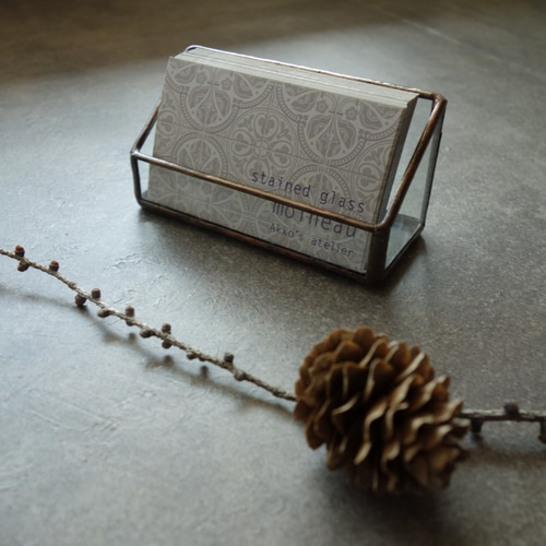 ステンドグラス【アンティーク・カードスタンド】ディスプレイ