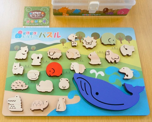 販売終了】つむつむどうぶつパズルセット おもちゃ・人形 nine-D