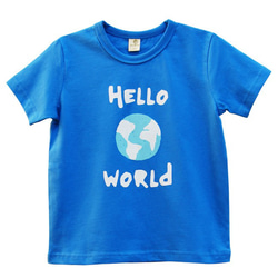 親子裝【夏日旅行】藍色款-C寶寶地球  (size 80-110) 第1張的照片