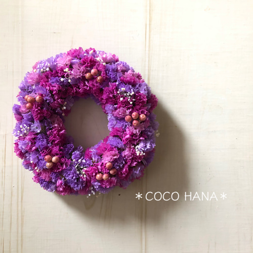 ☆CoCo ˚✧₊⁎様専用ページ☆パープルローズの豪華大リース