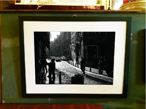 5:25p.m. in Belgium 布魯日的街角 黑白攝影作品 モノクロ 写真　銀塩写真 フィルム 12x16 第2張的照片