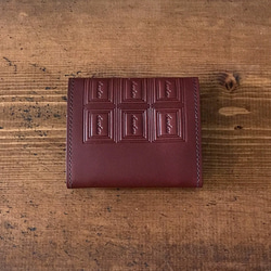 金箔：革のチョコレート・コインケース（金の包み紙） 4枚目の画像