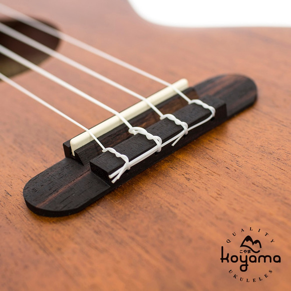 【Koyama】KF13T-MAH 26吋烏克麗麗桃花心木單板 Solid Mahogany Tenor Ukulele 第8張的照片