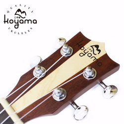 【Koyama】KYM-C12CE 23吋烏克麗麗含拾音器 桃花心木 Concert Ukulele W/ pickup 第5張的照片