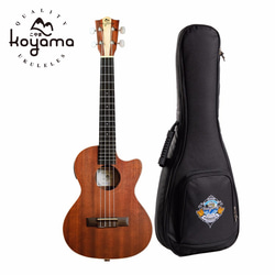 【Koyama】KYM-T12CE 26吋烏克麗麗 含拾音器 桃花心木 Tenor Ukulele W/ pickup 第1張的照片