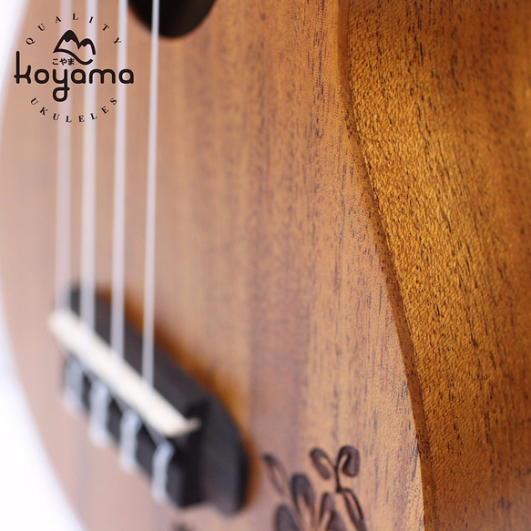 【Koyama】KF13-CM 23吋烏克麗麗桃花心木單板 Solid Mahogany Concert Ukulele 第6張的照片