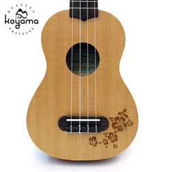 【Koyama】KF13-SS 21吋烏克麗麗 雲杉單板 Solid Spruce Soprano Ukulele 第4張的照片