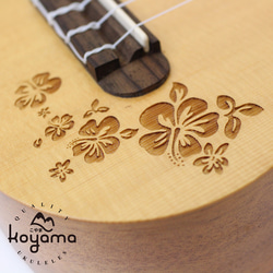 【Koyama】KF13-SS 21吋烏克麗麗 雲杉單板 Solid Spruce Soprano Ukulele 第5張的照片