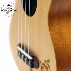 【Koyama】KF13-SS 21吋烏克麗麗 雲杉單板 Solid Spruce Soprano Ukulele 第8張的照片