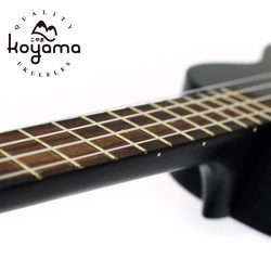 【Koyama】KYM-S55BK 21吋烏克麗麗 桃花心木 透明黑 Mahogany Soprano Ukulele 第4張的照片