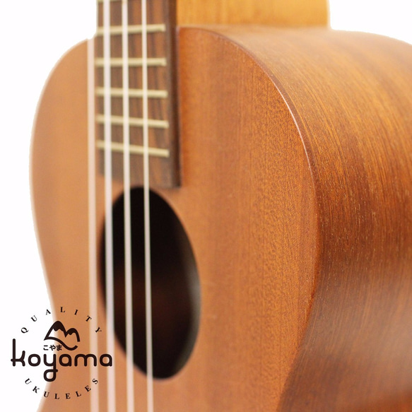 【Koyama】KYM-T100SM 26吋烏克麗麗 單板 Solid Mahogany Tenor Ukulele 第4張的照片