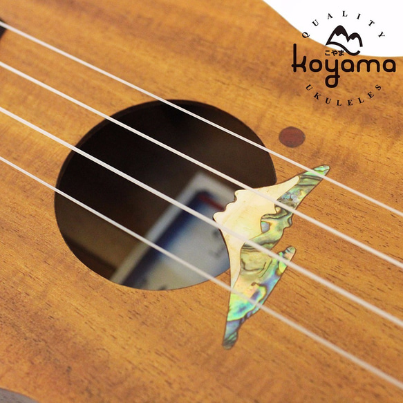 【Koyama】FUJI 富士山 23吋烏克麗麗 相思木單板 Solid Acacia Concert Ukulele 第1張的照片