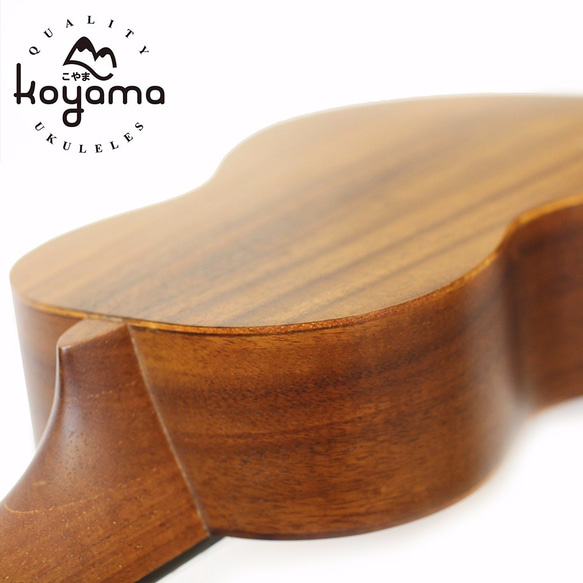 【Koyama】FUJI 富士山 23吋烏克麗麗 相思木單板 Solid Acacia Concert Ukulele 第4張的照片