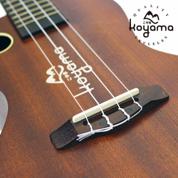 【Koyama】KYM-C150 23吋烏克麗麗 側肩音孔 桃花心木 Mahogany Concert Ukulele 第3張的照片