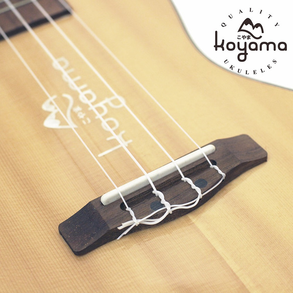 【Koyama】KYM-C200 23吋烏克麗麗 雲杉單板 Solid Spruce Concert Ukulele 第3張的照片