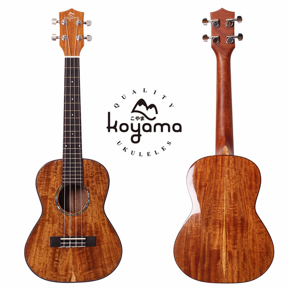 【Koyama】KYM-ASAT 26吋烏克麗麗 相思木全單 All Solid Acacia Tenor Uke 第9張的照片