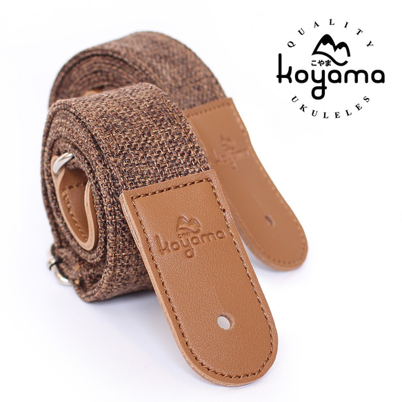 【Koyama】YM45 烏克麗麗背帶 綿麻肩帶 米白色 Ukulele Strap / beige 第5張的照片