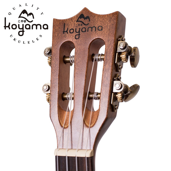 [小山] KYM-250CDR-C 23インチUkuleliレッドパインベニアソリッドシダーコンサートウクレレ 7枚目の画像