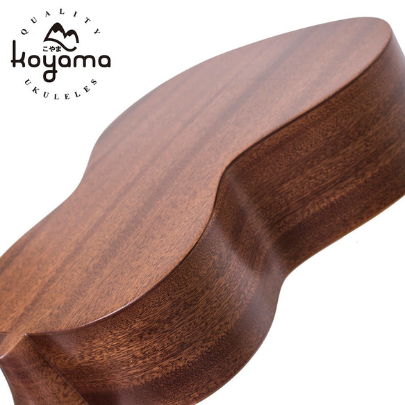 【Koyama】KYM-250SPR-T 26吋烏克麗麗雲杉單板 Solid Spruce Tenor Ukulele 第6張的照片