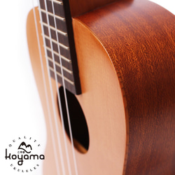 【Koyama】KF13T-CDR 26吋烏克麗麗 紅松單板 Solid Cedar Tenor Ukulele 第4張的照片