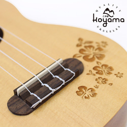 【Koyama】KF13C-SPR 23吋烏克麗麗 雲杉單板 Solid Spruce Concert Ukulele 第4張的照片