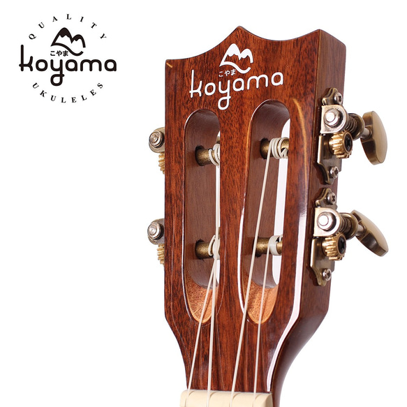 【Koyama】KYM-300SAC-T 26吋烏克麗麗 相思木全單 All Solid Acacia Tenor 第7張的照片