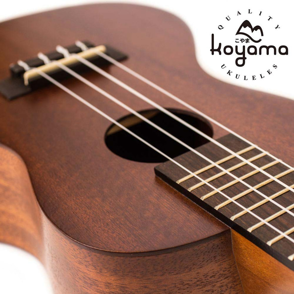 【Koyama】KYM-C11 SM 23吋烏克麗麗 桃花心木單板 Mahogany Concert Ukulele 第4張的照片