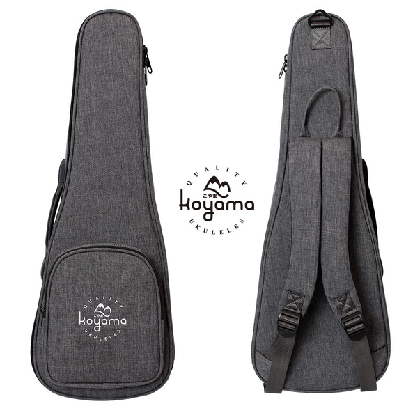 【Koyama】26吋烏克麗麗袋 背袋 琴袋 Tenor Ukulele Soft Case 第10張的照片