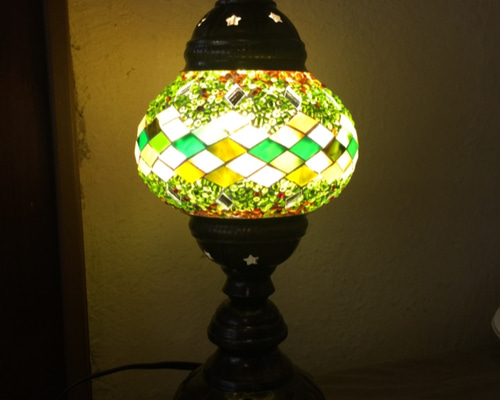 トルコランプ　フロアライト(スタンド型)　グリーン トルコランプ（スタンド型）-グリーン – sucredecristal